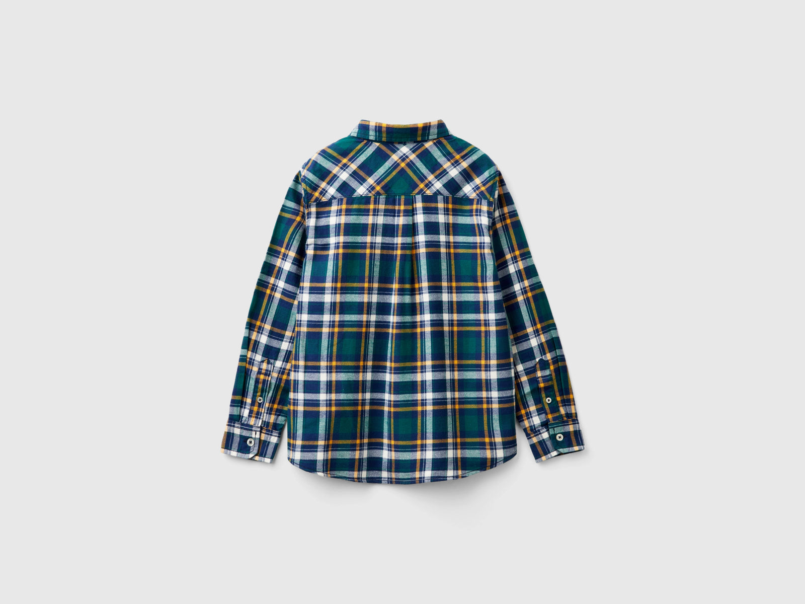 Camicia scozzese 100% cotone da bambino multi-color 2 | Benetton Outlet