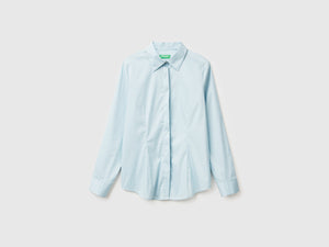 Camicia in misto cotone stretch