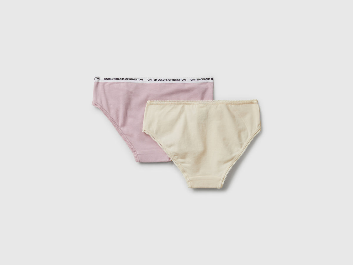 Due slip in cotone stretch