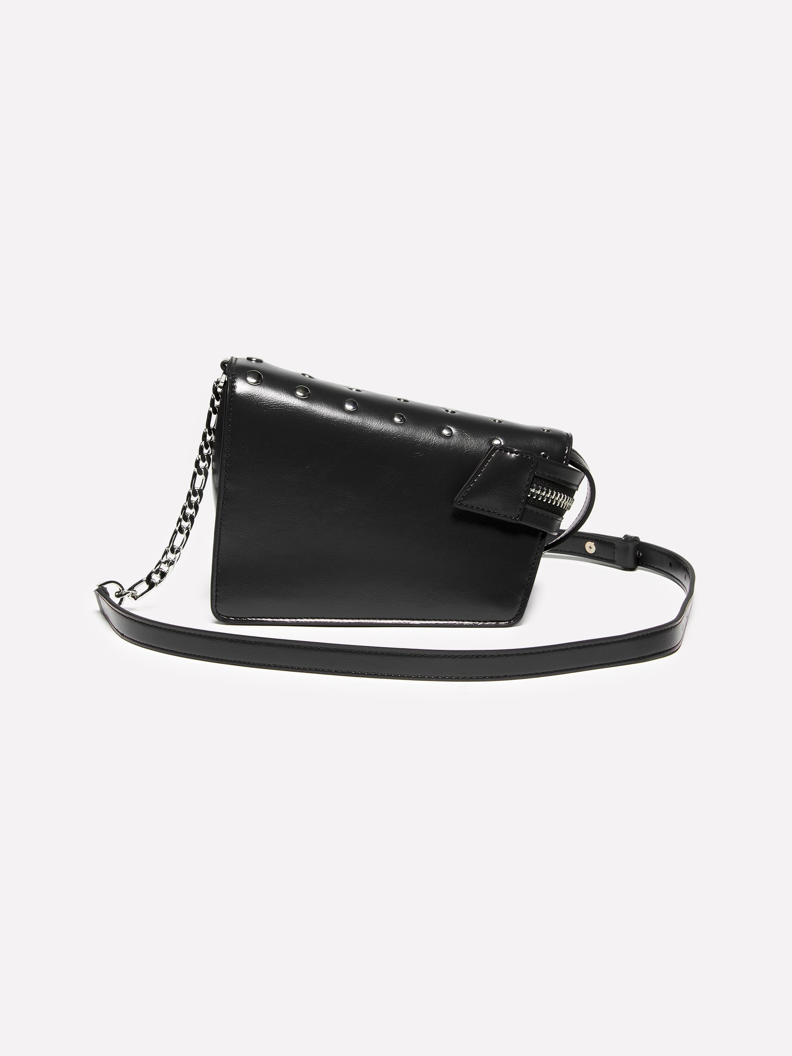 Borsetta asimmetrica con borchie da donna nero 2 | Sisley Outlet