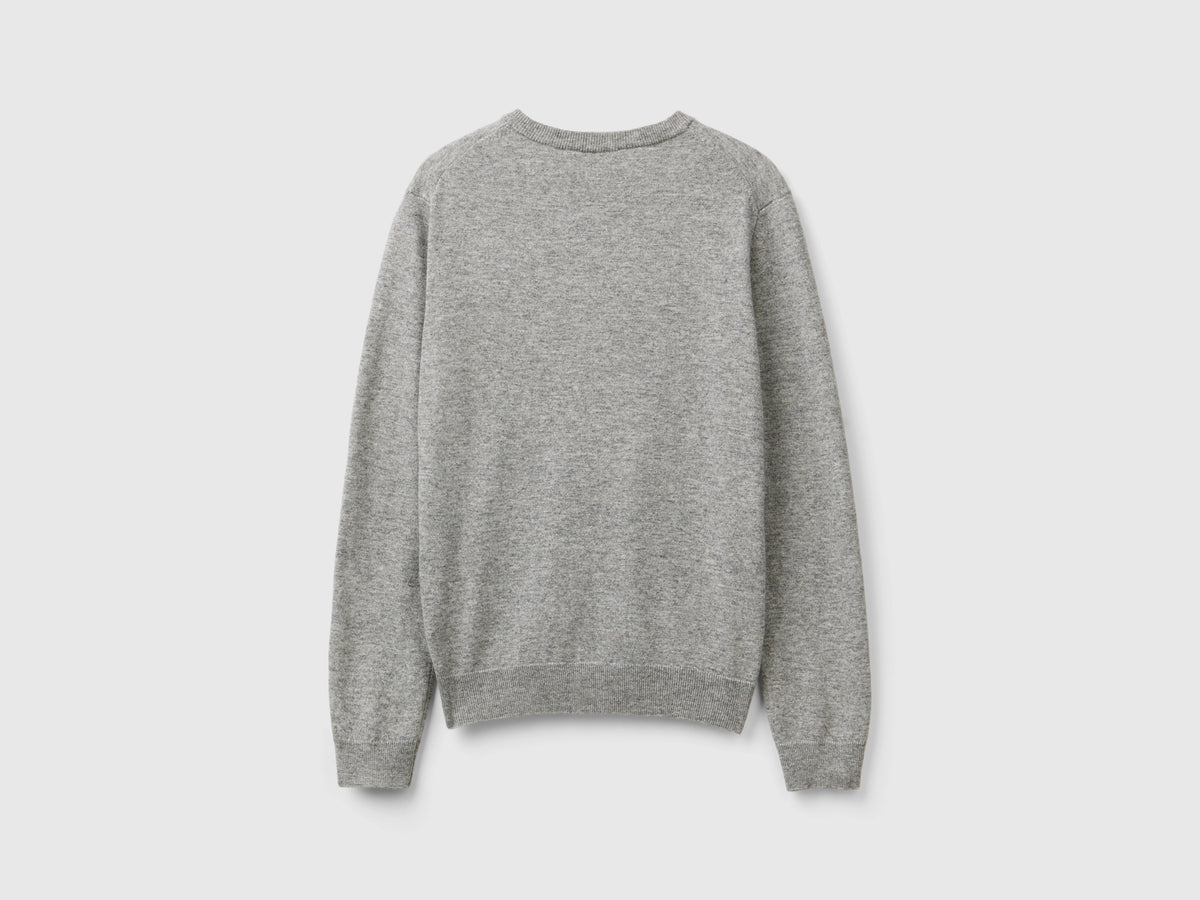 Cardigan in misto lana e cashmere