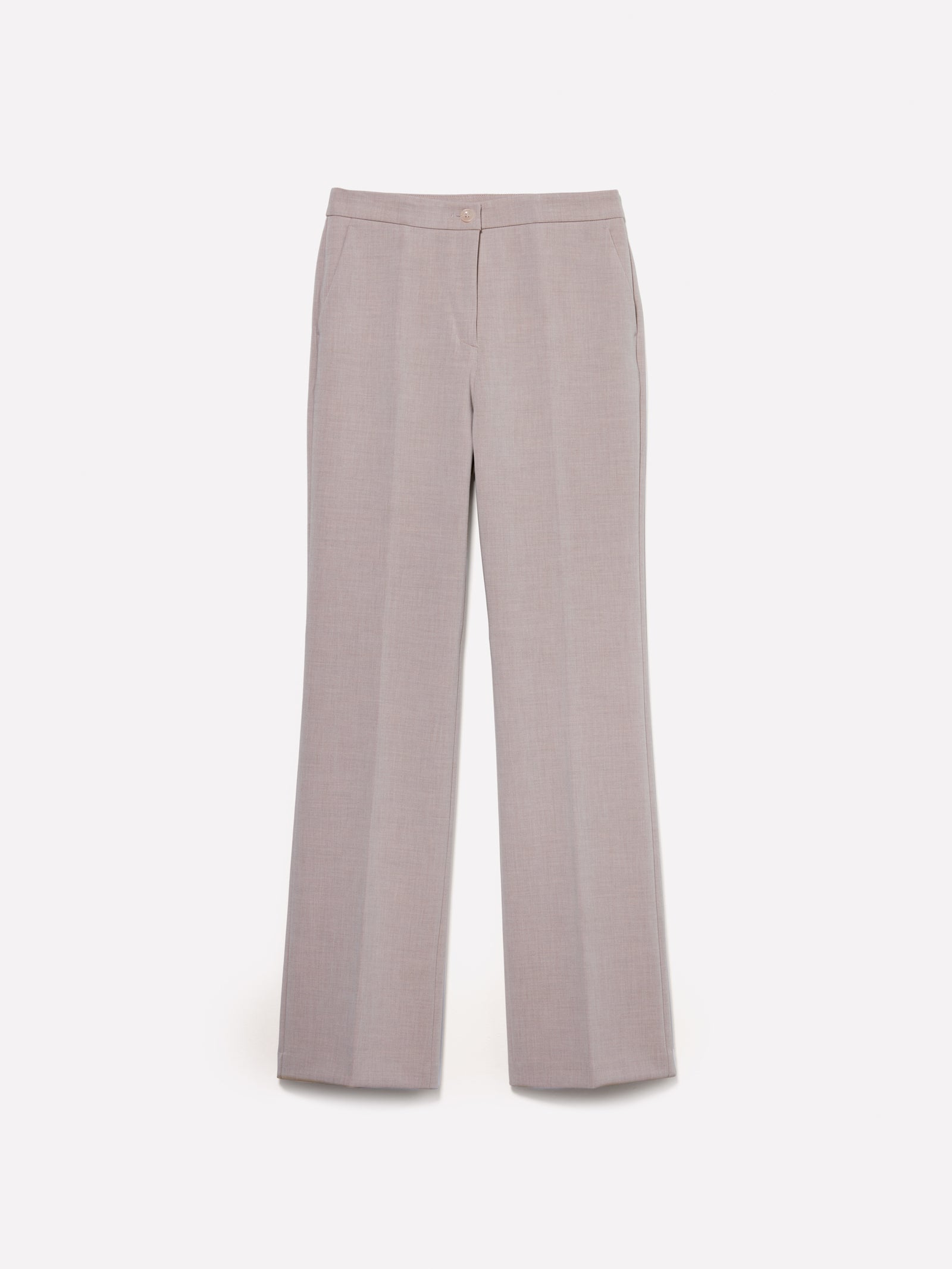 Pantaloni flare fit da donna beige | Sisley Outlet