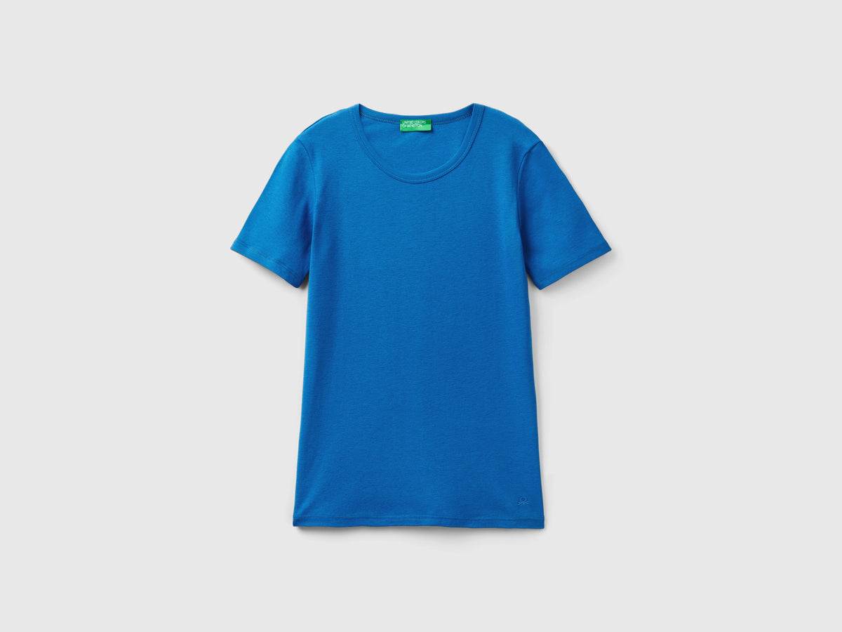 T-shirt in cotone a fibra lunga