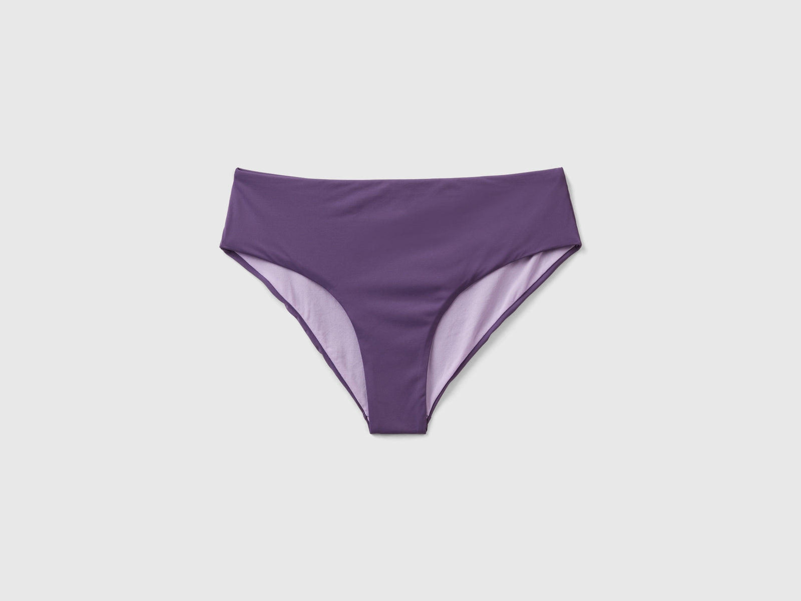 Slip mare fianco alto in ECONYL® da donna viola | Benetton Outlet