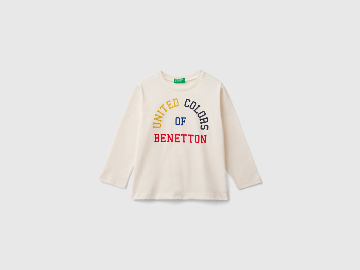 Maglietta girocollo in caldo cotone bio