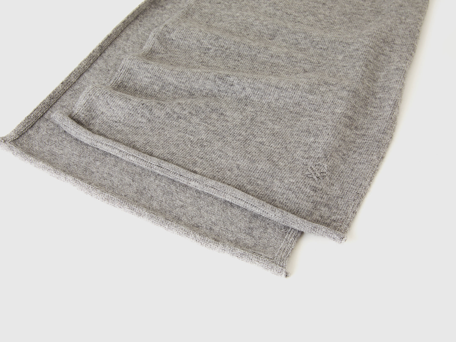 Sciarpa in misto cashmere da donna grigio chiaro 2 | Benetton Outlet