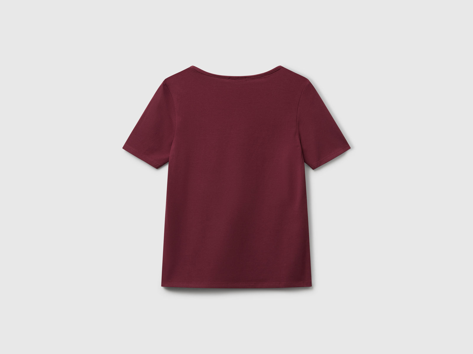 T-shirt slim fit da donna prugna 2 | Benetton Outlet