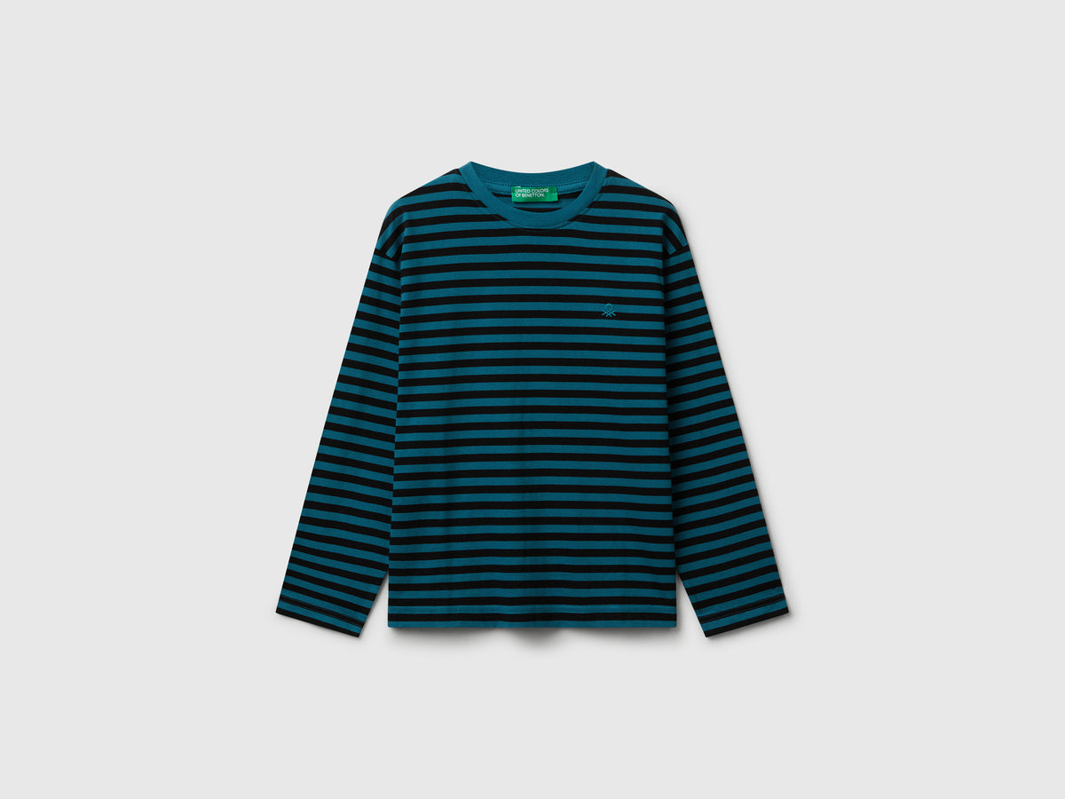 T-shirt manica lunga a righe