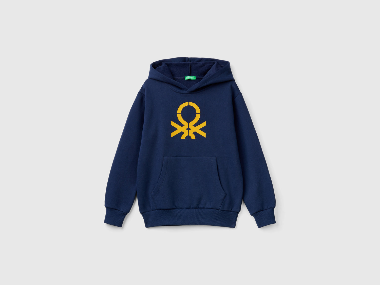 Calda felpa con cappuccio da bambino blu scuro | Benetton Outlet