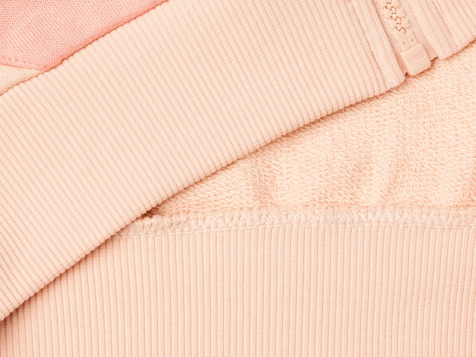 Felpa con zip e colletto da bambina multi-color 3 | Benetton Outlet