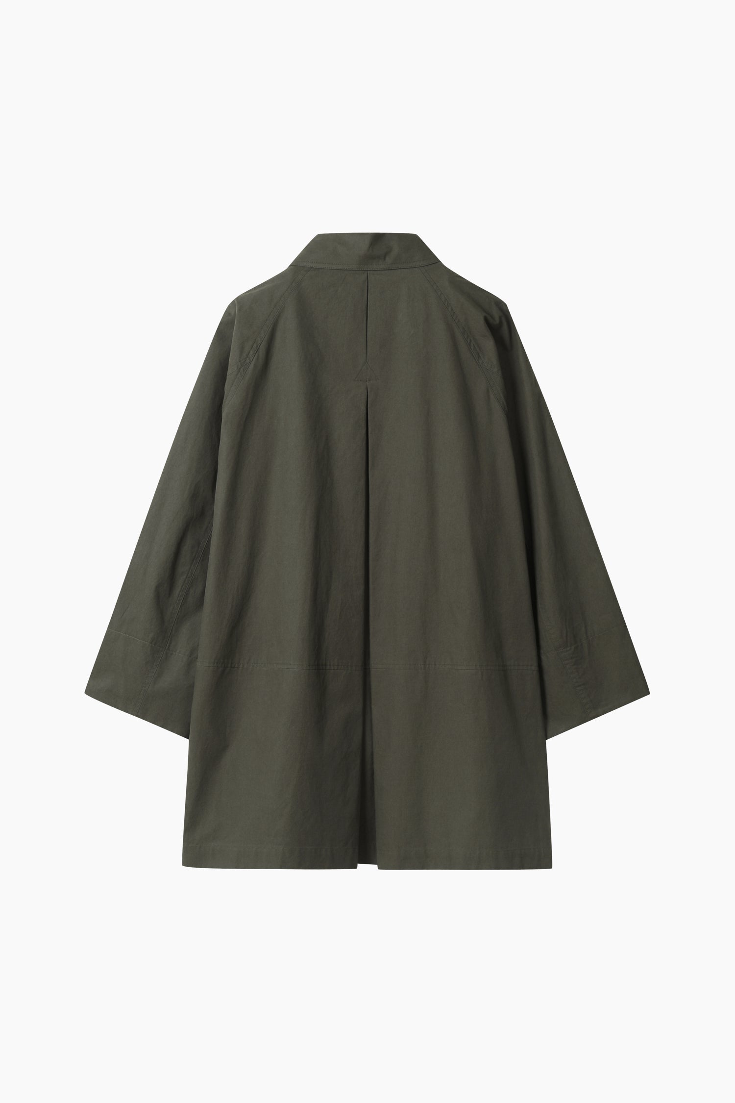 Trench effetto mantellina da donna verde scuro 2 | Sisley Outlet