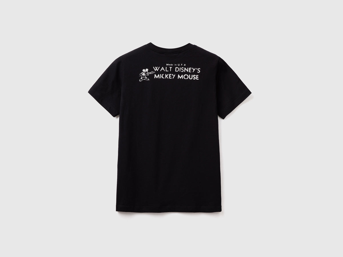 T-shirt girocollo a manica corta in puro cotone
