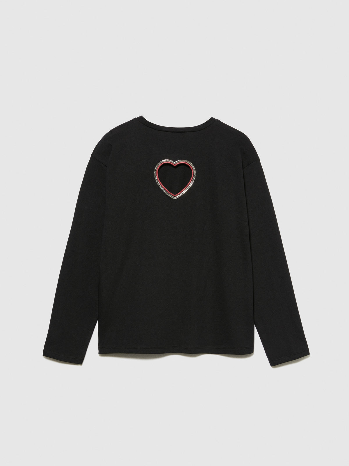 T-shirt con cuore cut-out