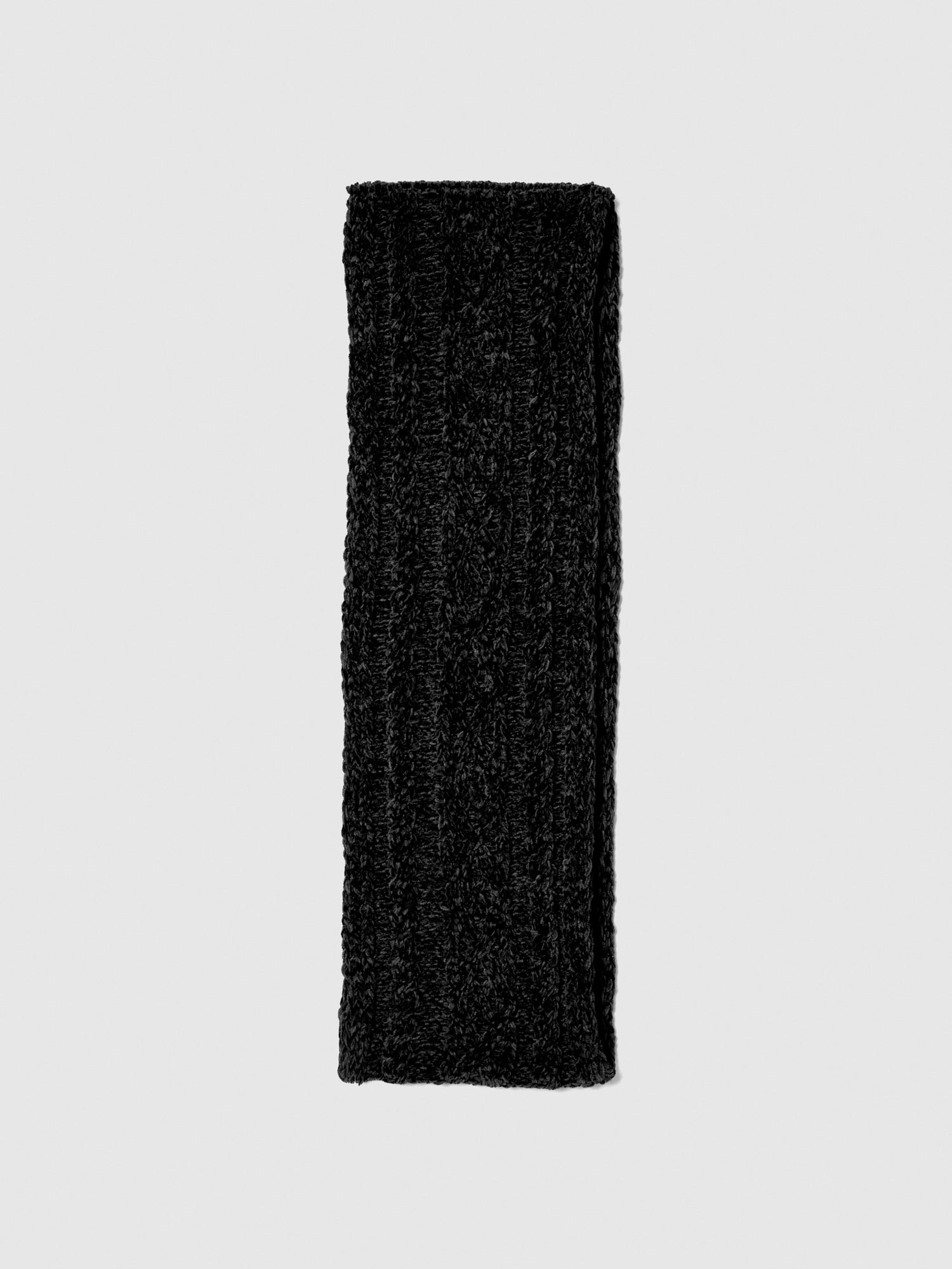 Sciarpa chiusa in ciniglia da bambina nero | Sisley young Outlet