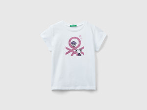 T-shirt in cotone bio con stampa