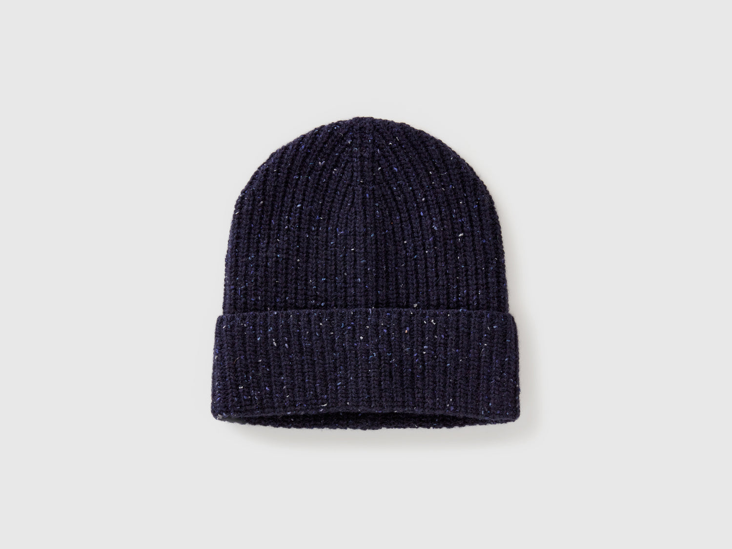 Cappello in misto lana da uomo blu scuro | Benetton Outlet