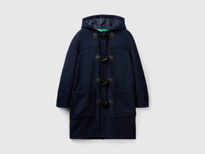 Cappotto Montgomery in misto lana