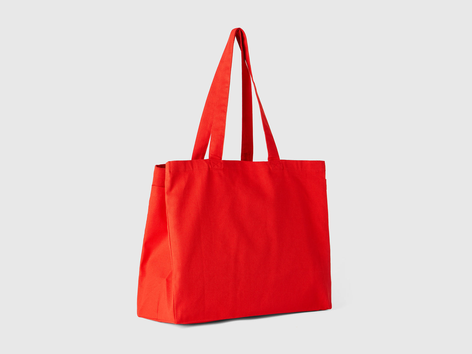 Pure cotton tote bag da uomo rosso 2 | Multimarchio Outlet