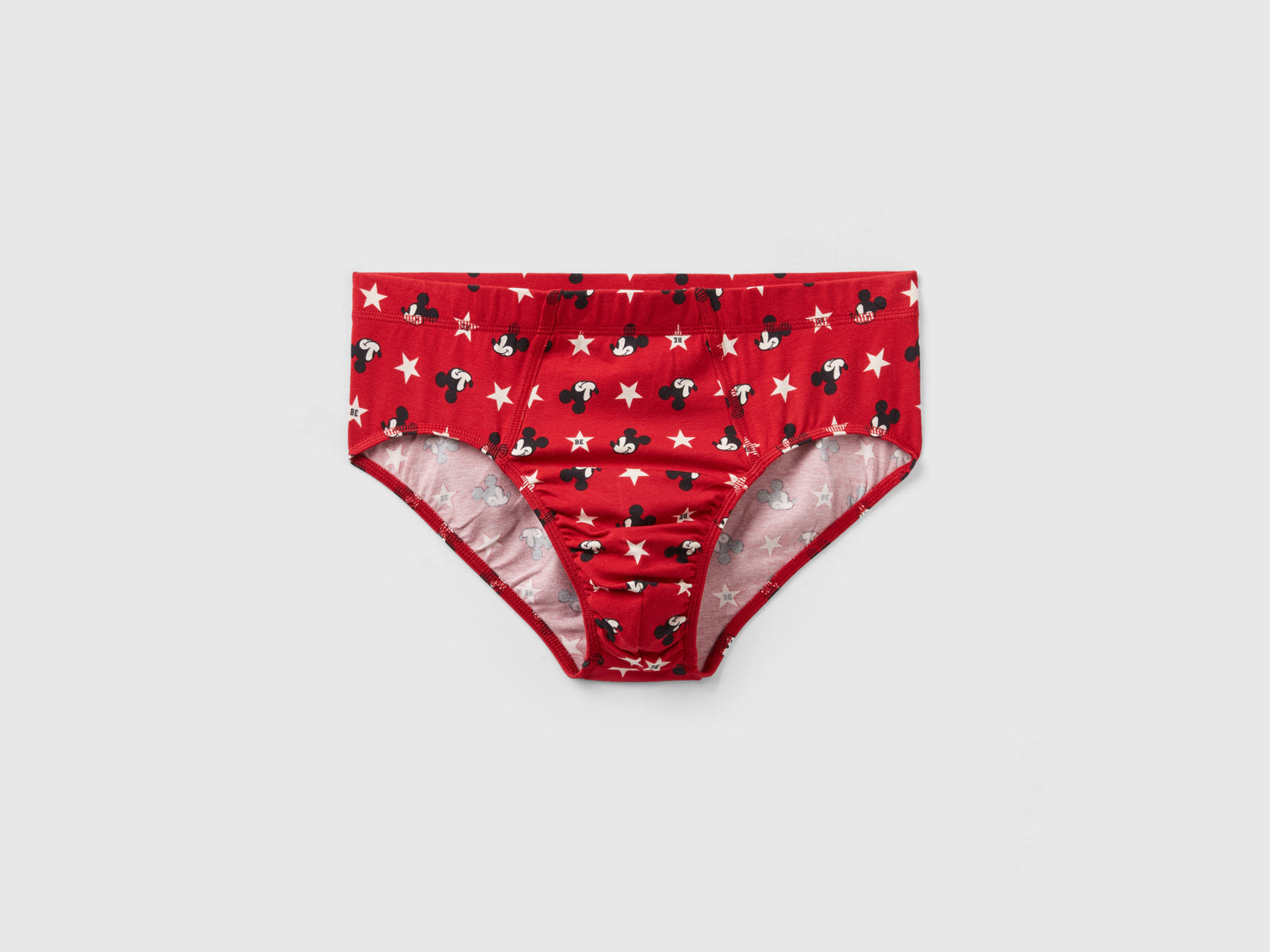 Slip Mickey Mouse da uomo rosso | Benetton Outlet