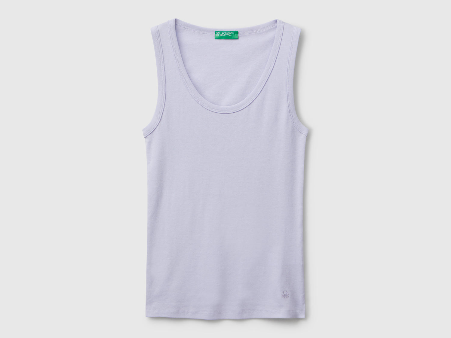 Canotta in puro cotone da donna lilla | Benetton Outlet