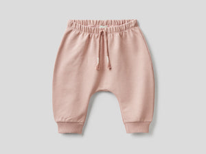 Pantaloni in felpa con taschino e stampa