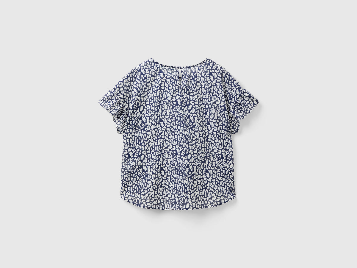 Blusa fantasia in cotone leggero