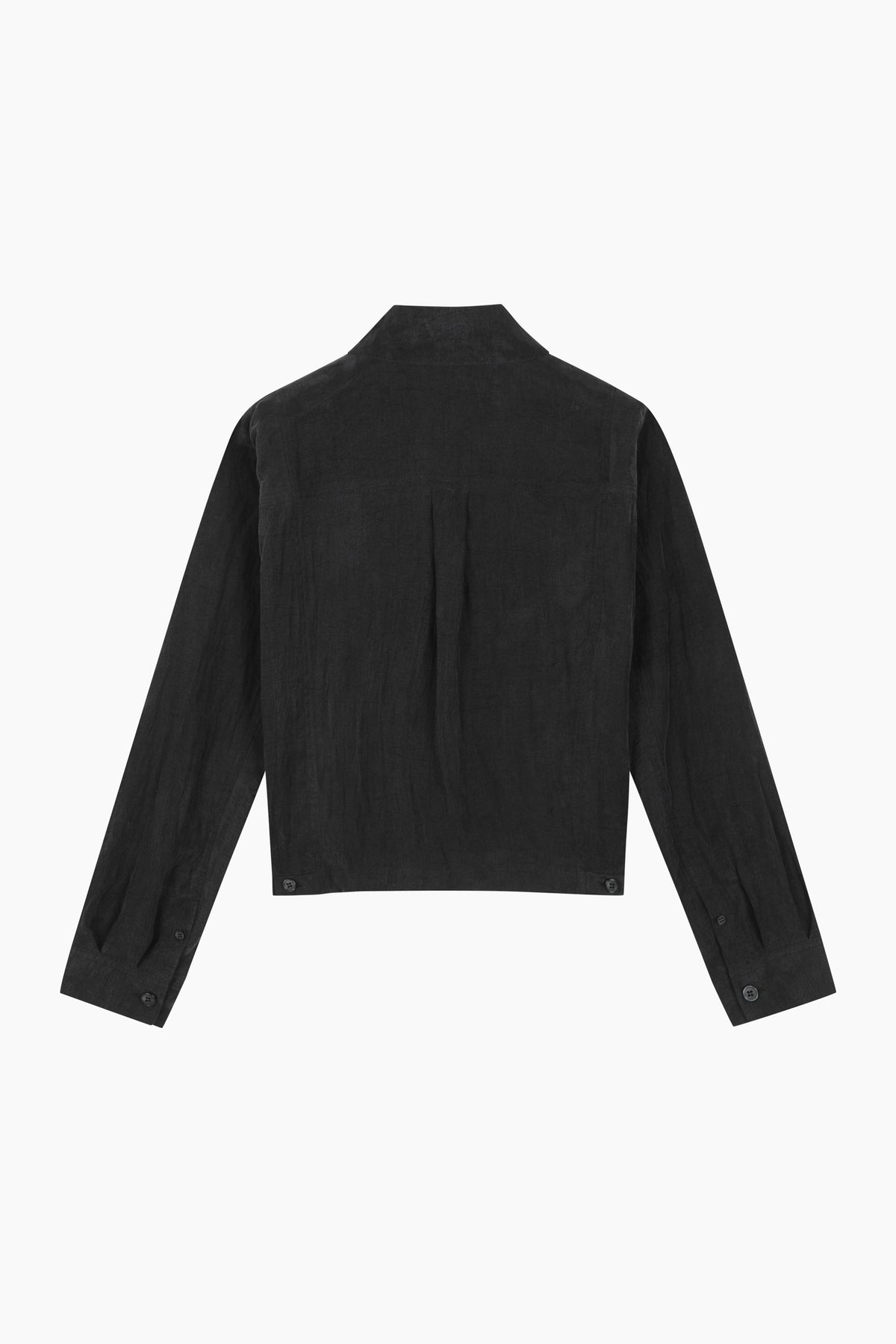 Giacca a camicia in tessuto fluida