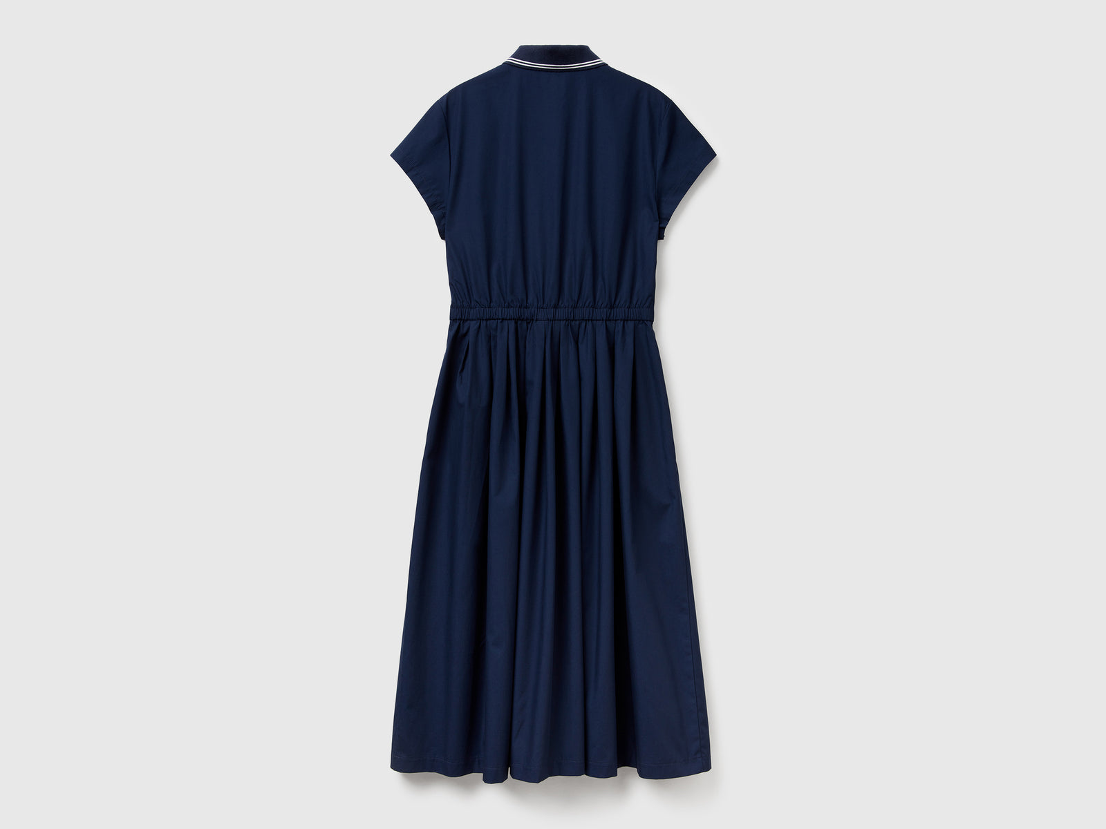 Vestito con colletto da donna blu scuro 2 | Benetton Outlet