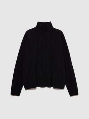 Maglia lupetto boxy fit