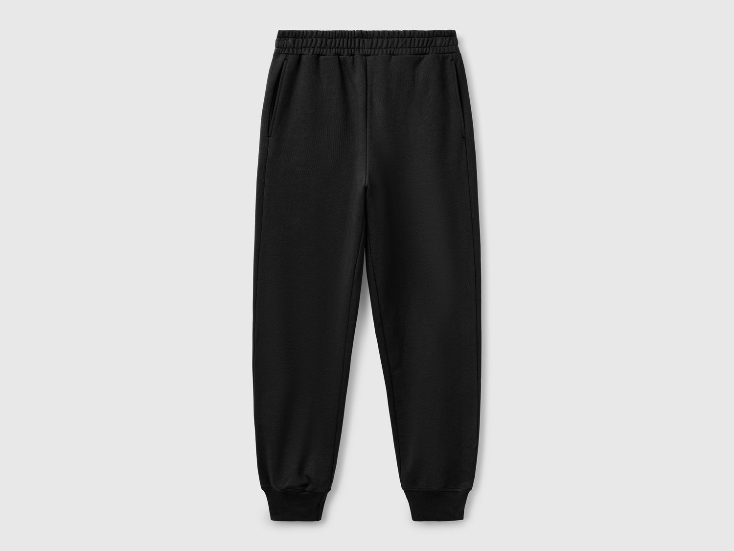 Joggers in puro cotone da donna nero | Benetton Outlet