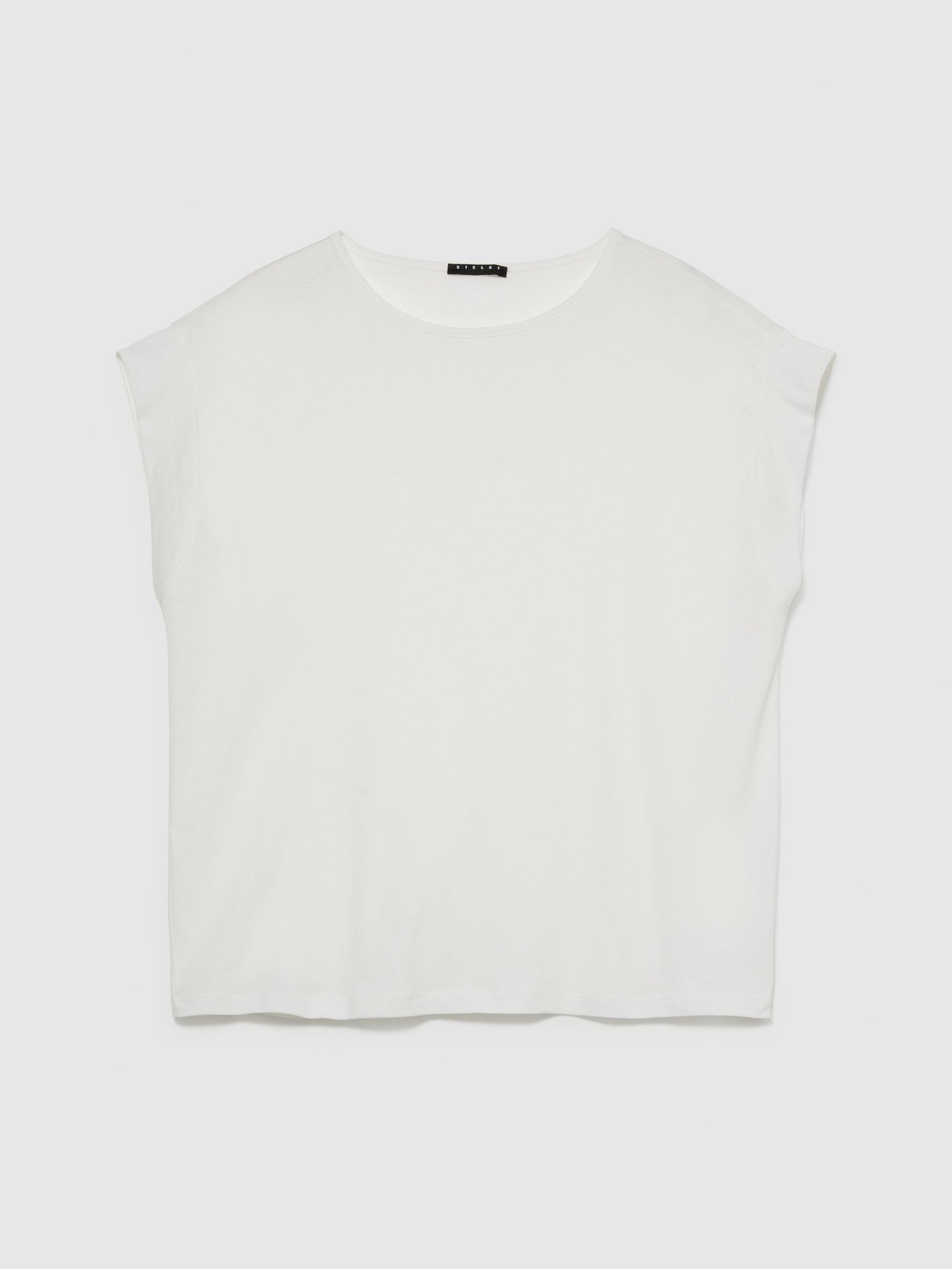 T-shirt fiammata da donna bianco | Sisley Outlet