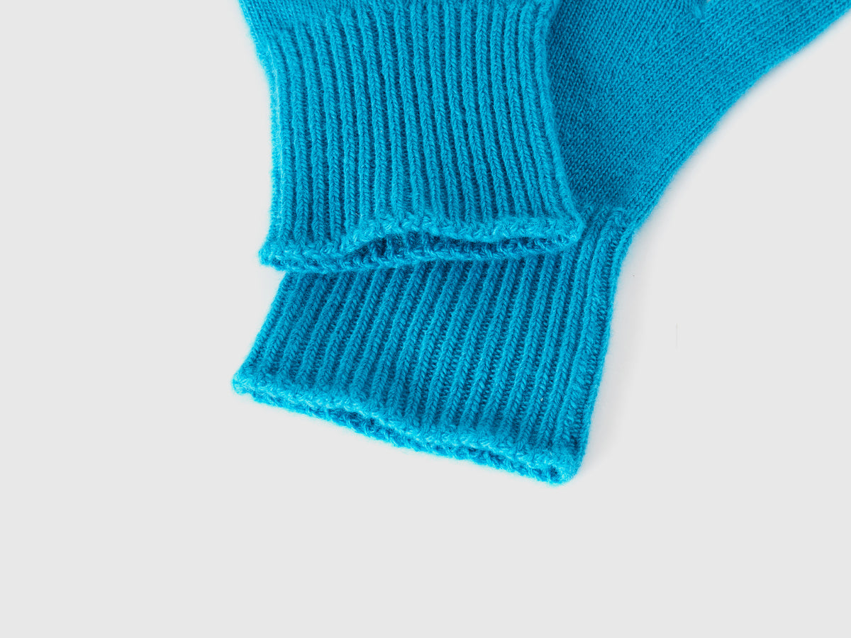 Guanti in pura lana Merino