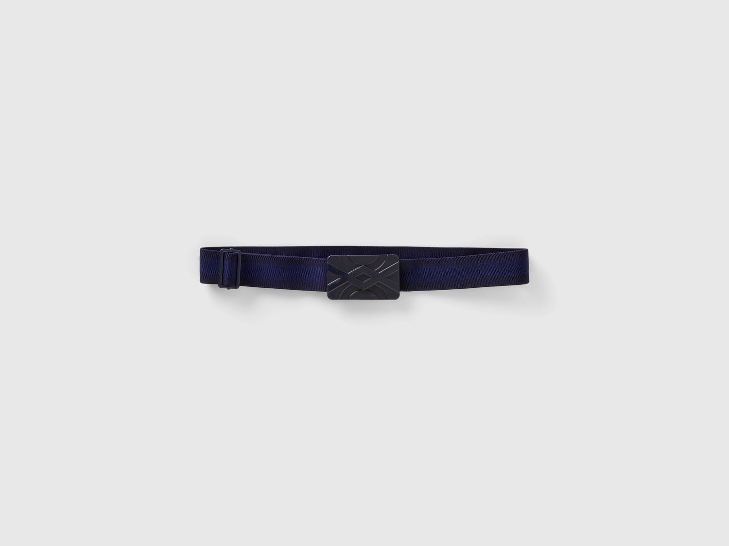 Cintura elastica con fibbia da donna blu scuro | Benetton Outlet