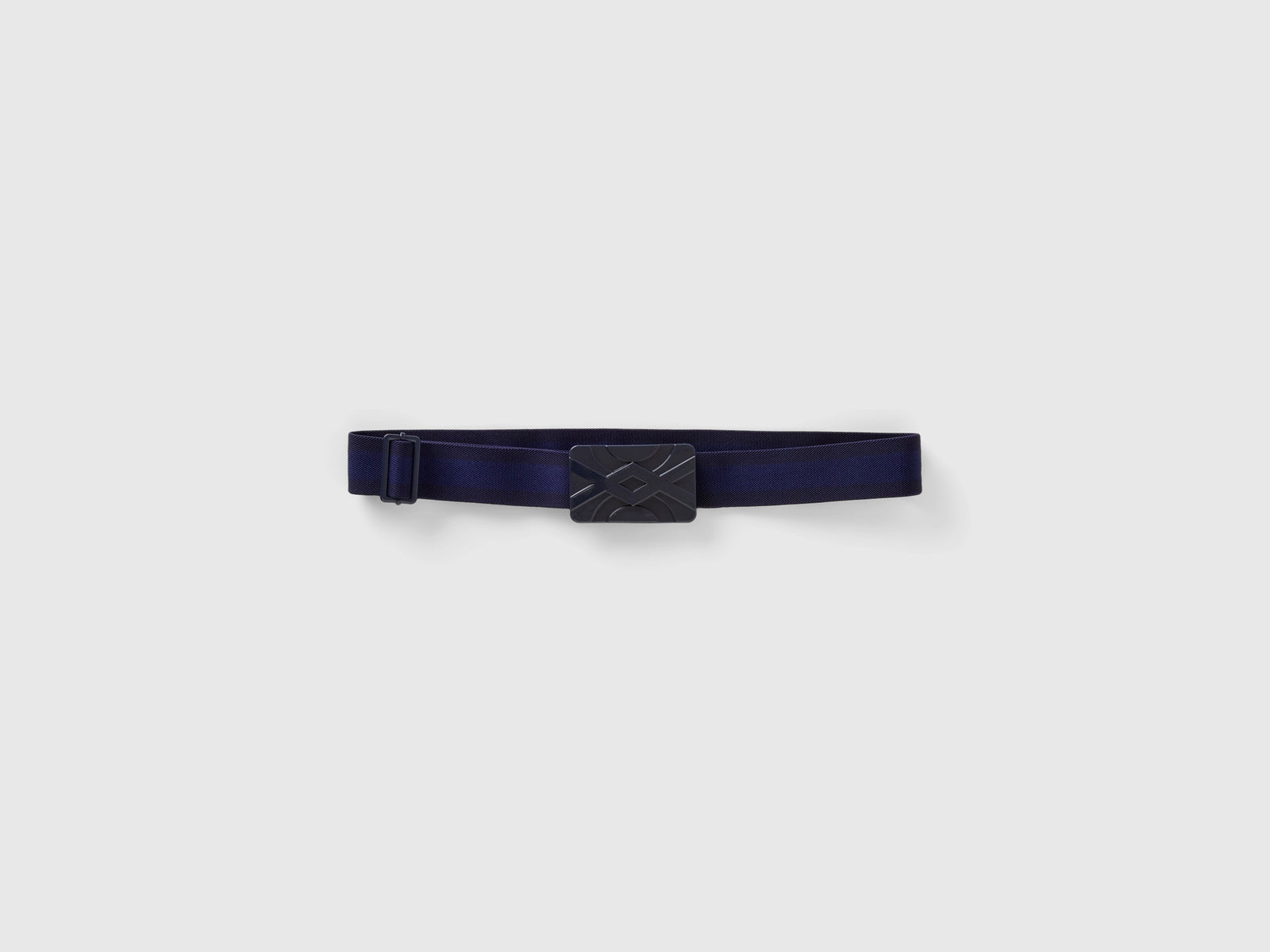 Cintura elastica con fibbia da donna blu scuro | Benetton Outlet