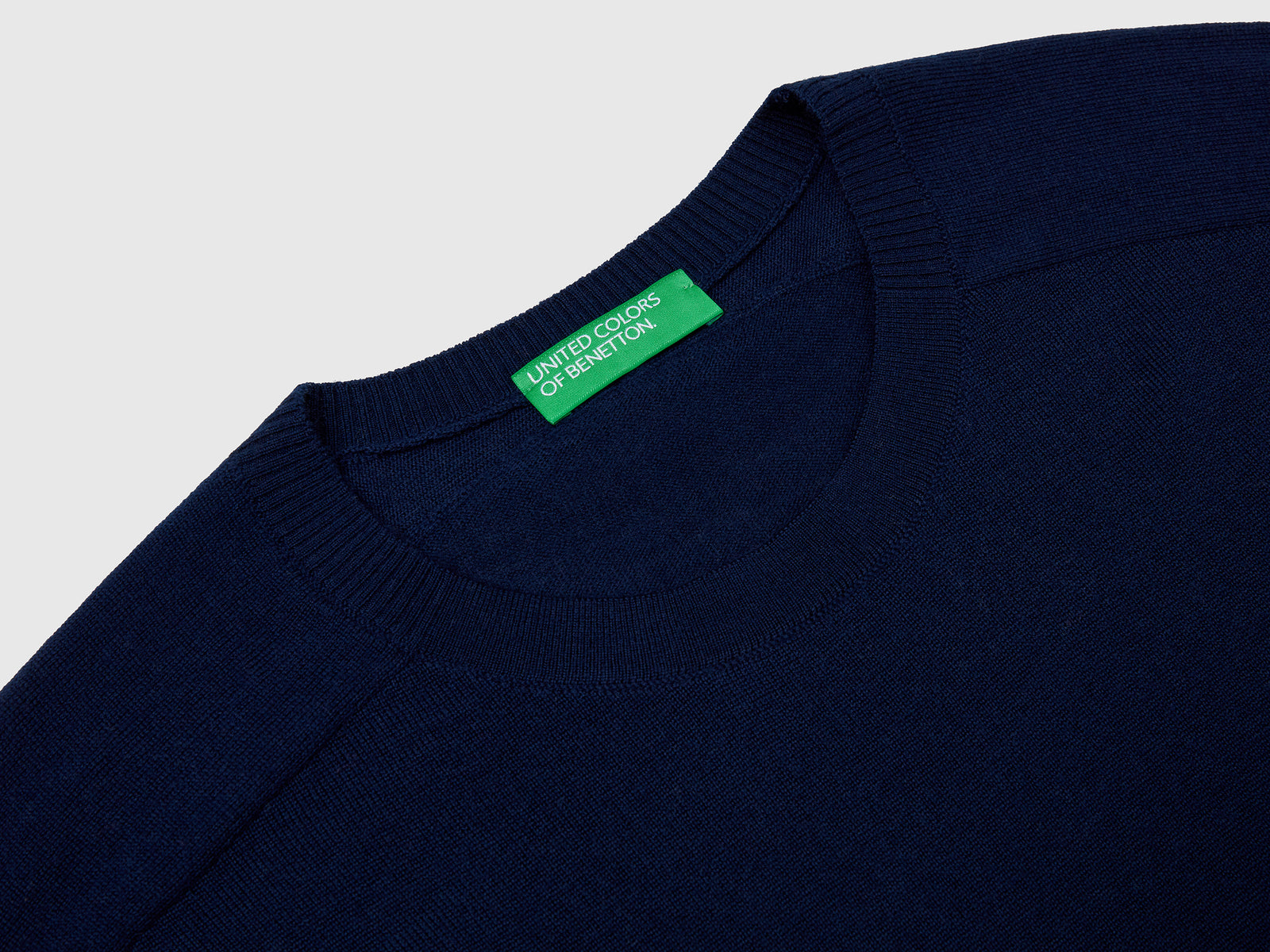 Maglia in pura lana Merino da donna blu scuro 3 | Benetton Outlet
