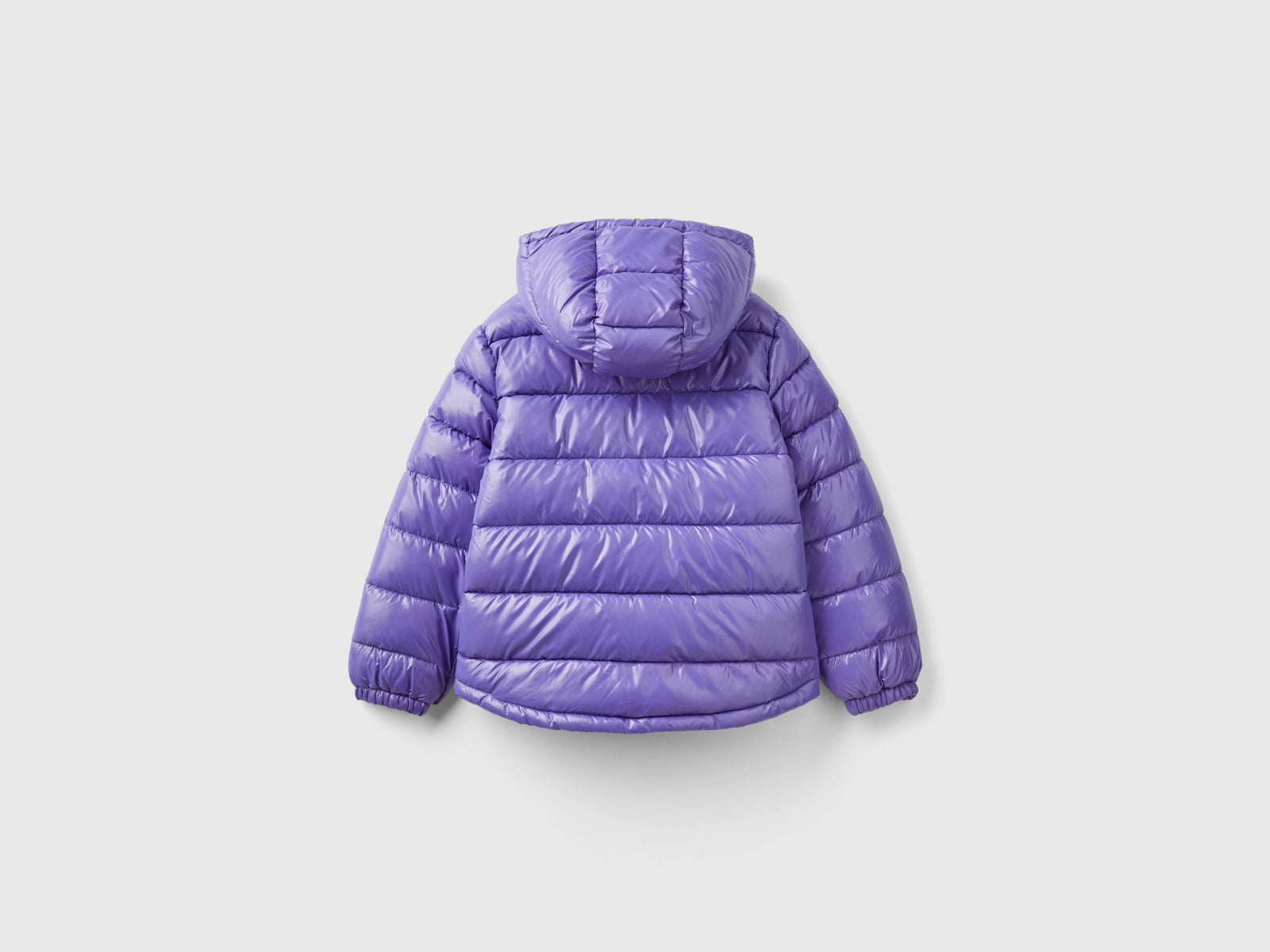 Giubbotto lucido imbottito da bambina viola 2 | Benetton Outlet