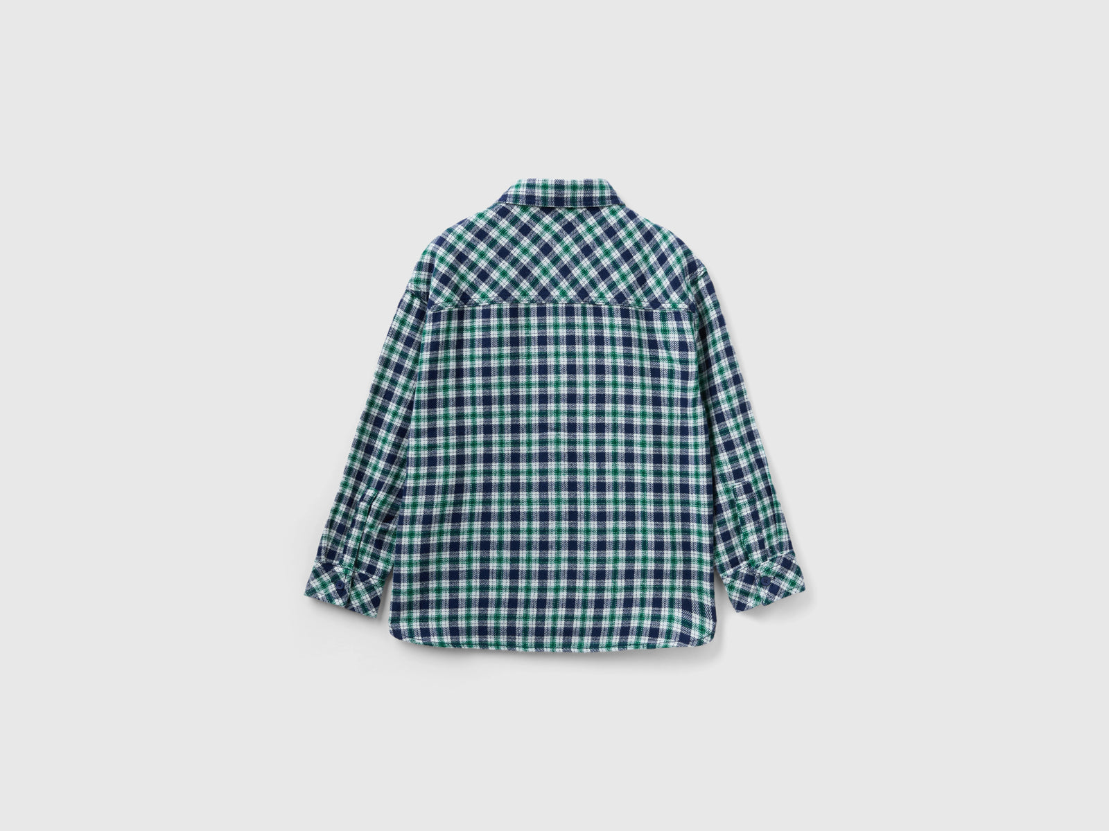 Camicia a quadri in flanella da bambino multi-color 2 | Benetton Outlet