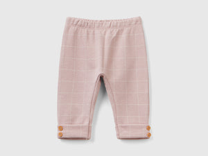 Pantaloni in felpa a quadri