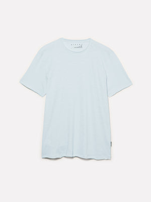 T-shirt a maniche corte slim fit azzurra