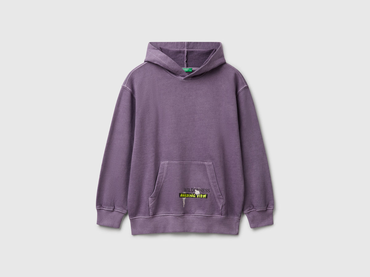 Felpa oversize con stampa