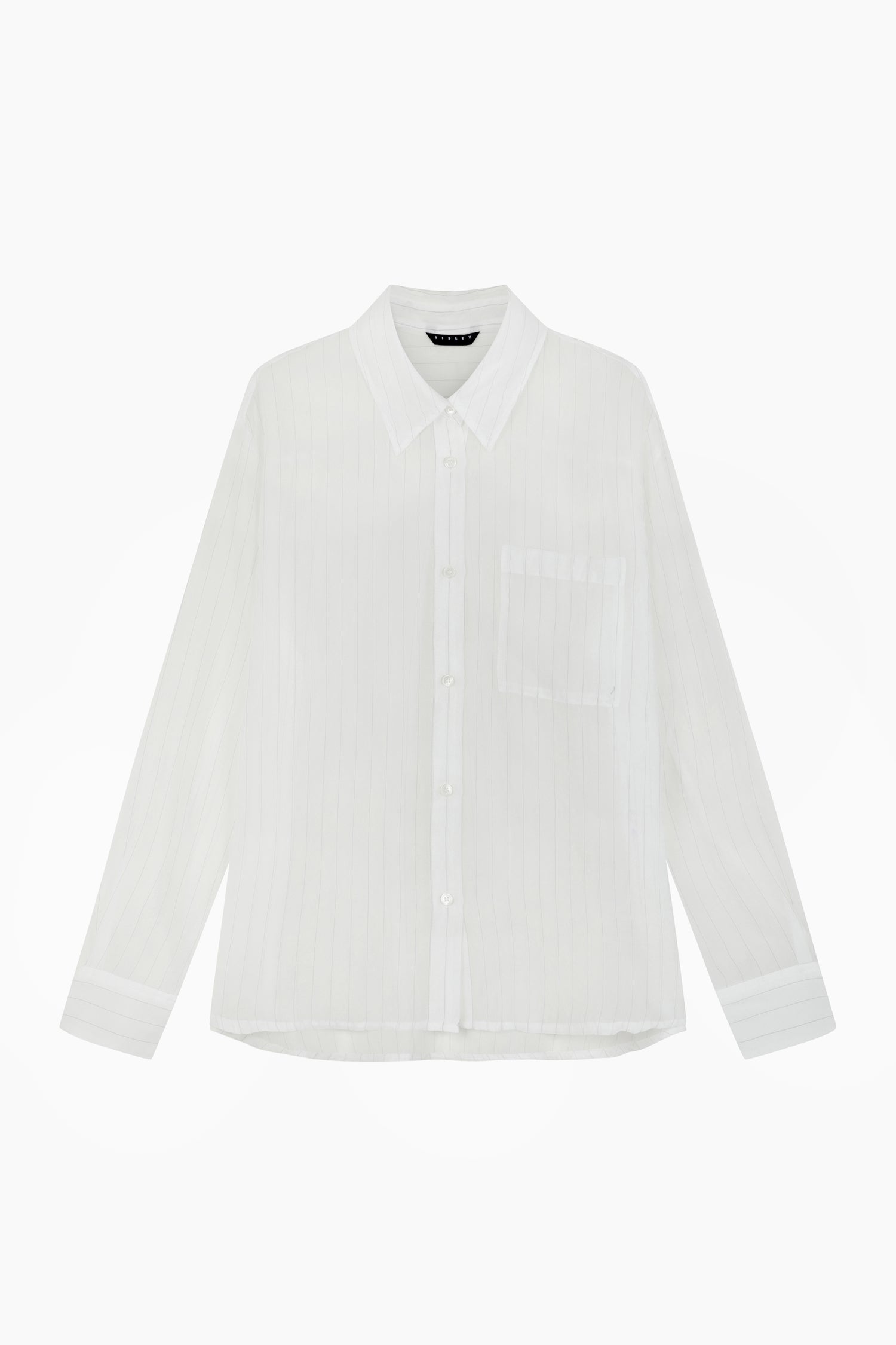 Camicia semi trasparente da donna bianco | Sisley Outlet