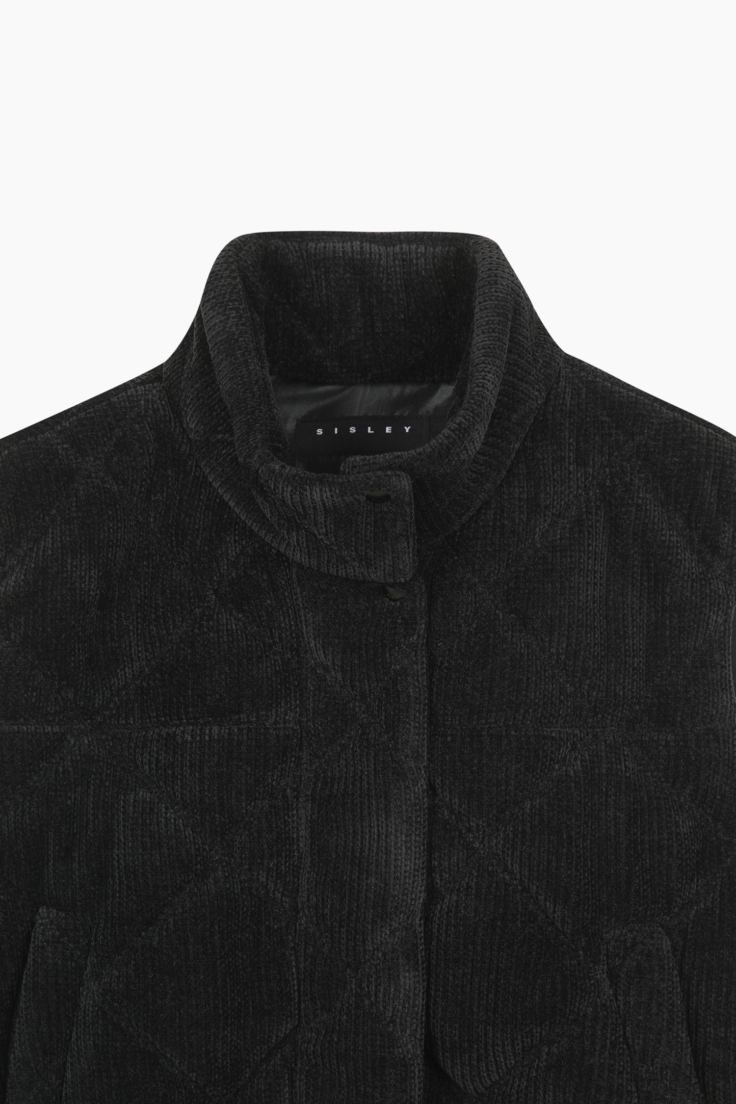 Smanicato imbottito in tricot da donna nero 3 | Sisley Outlet