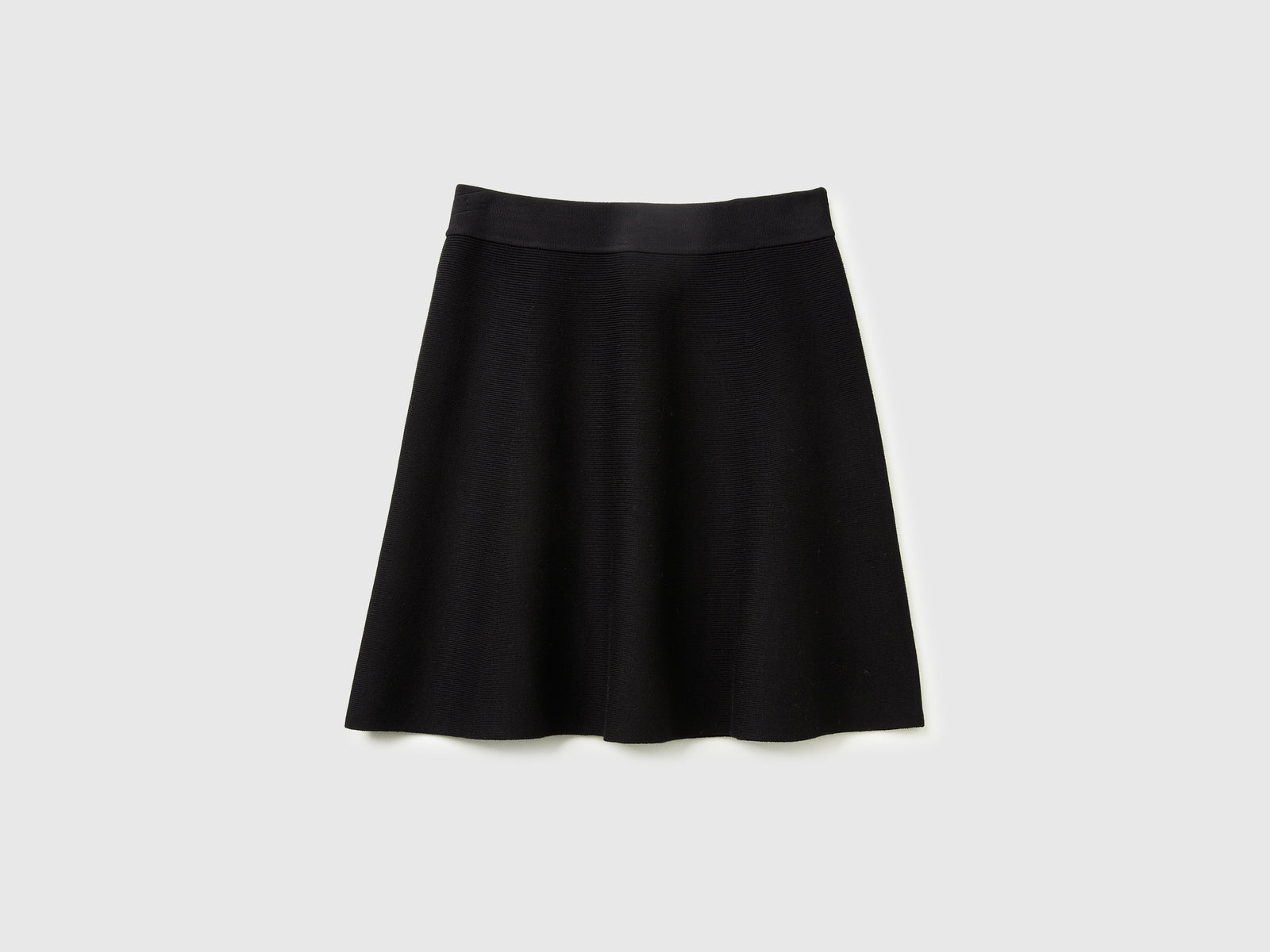 Minigonna in maglia da donna nero 2 | Benetton Outlet
