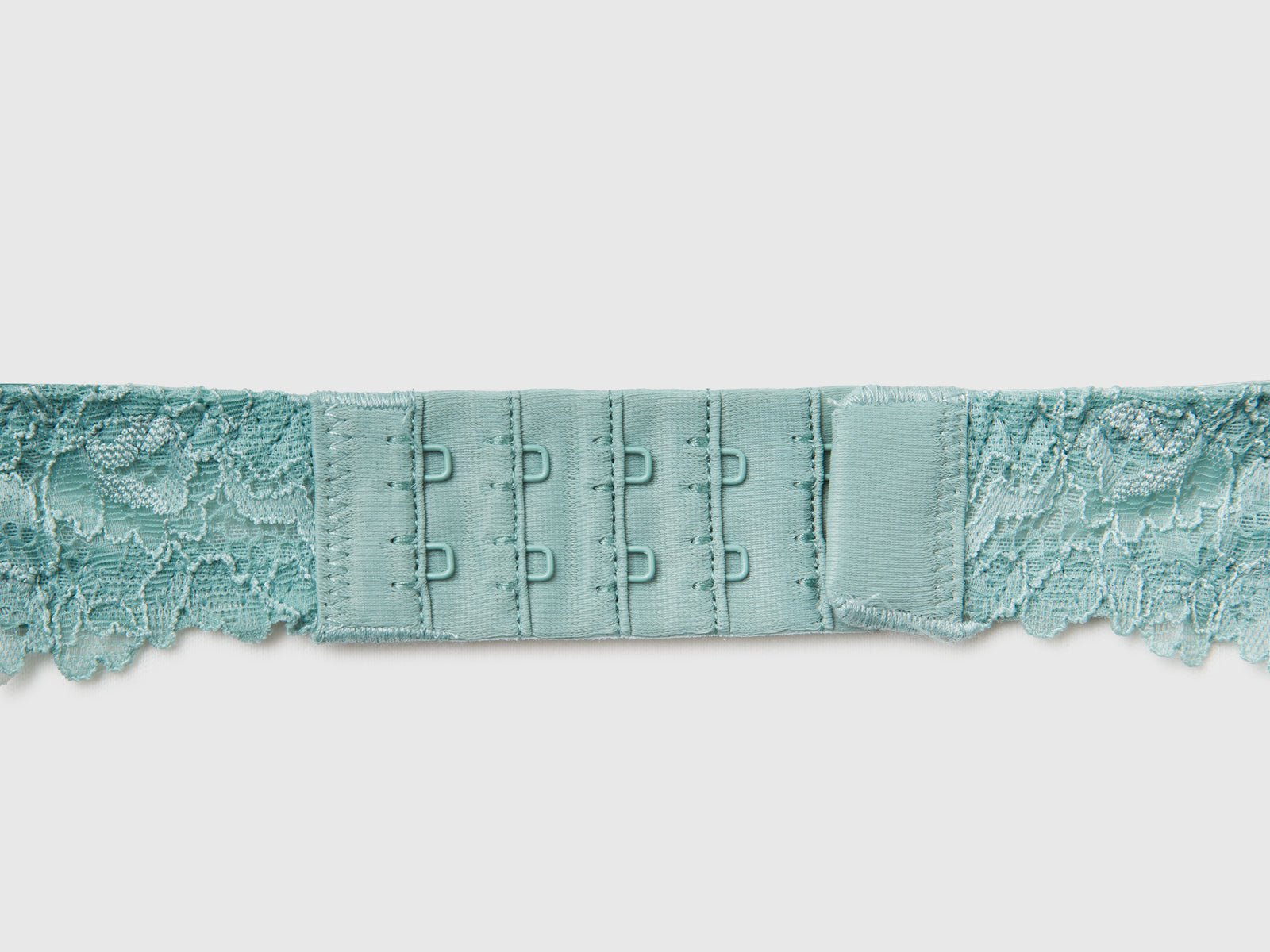 Reggiseno imbottito con pizzo da donna verde acqua 3 | Benetton Outlet