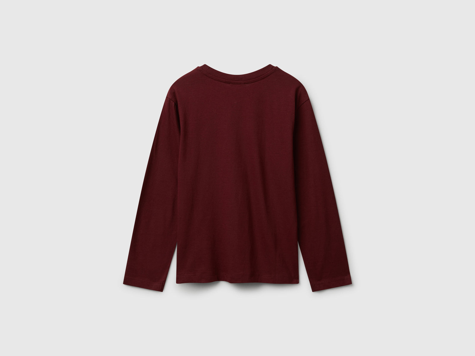 T-shirt in cotone da bambino bordeaux 2 | Benetton Outlet