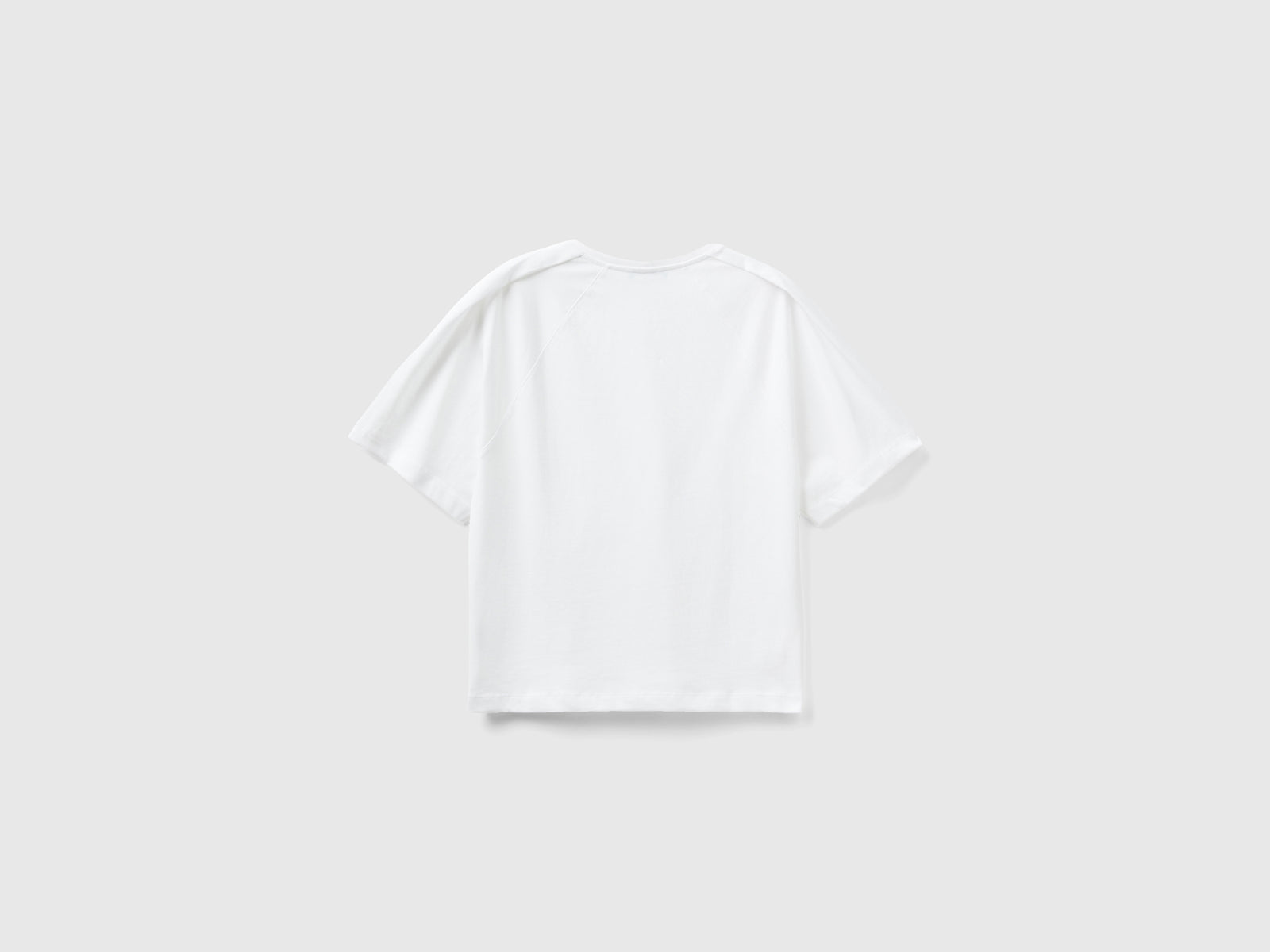 Maglietta boxy fit da donna bianco 2 | Benetton Outlet