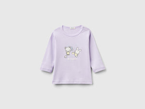 T-shirt manica lunga 100% cotone bio