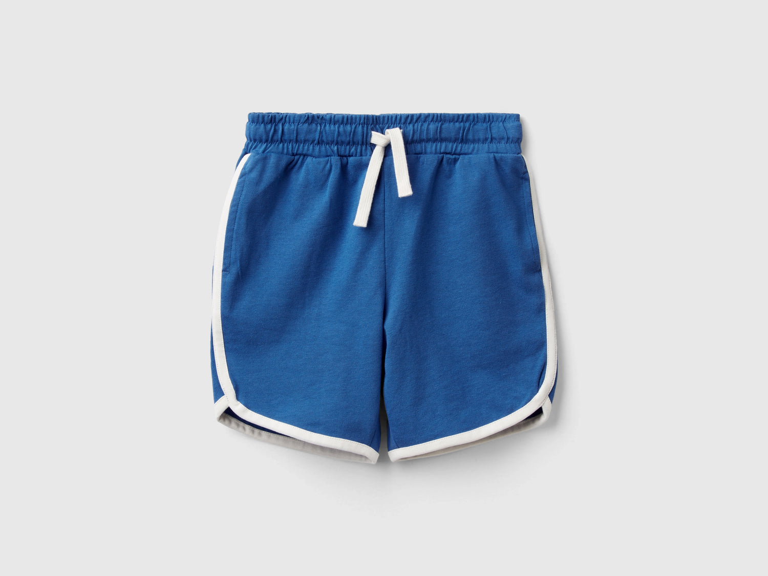 Bermuda stile basket con coulisse da bimbo blu | Benetton Outlet
