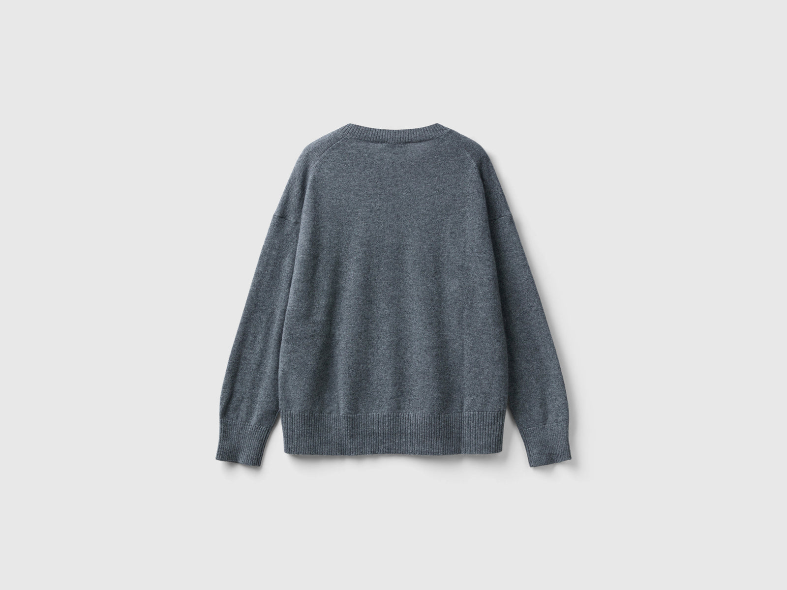 Maglia 100% cashmere da donna grigio scuro 2 | Benetton Outlet