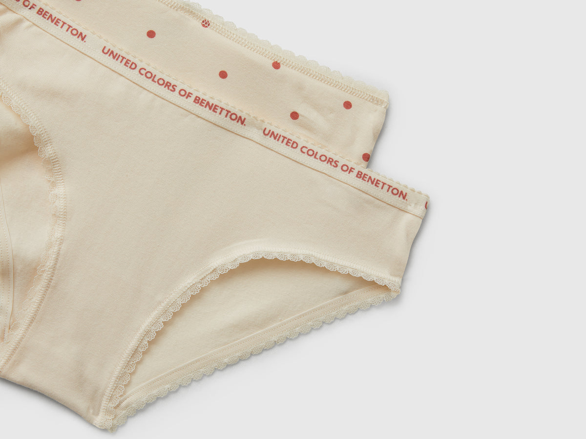 Due slip in cotone stretch